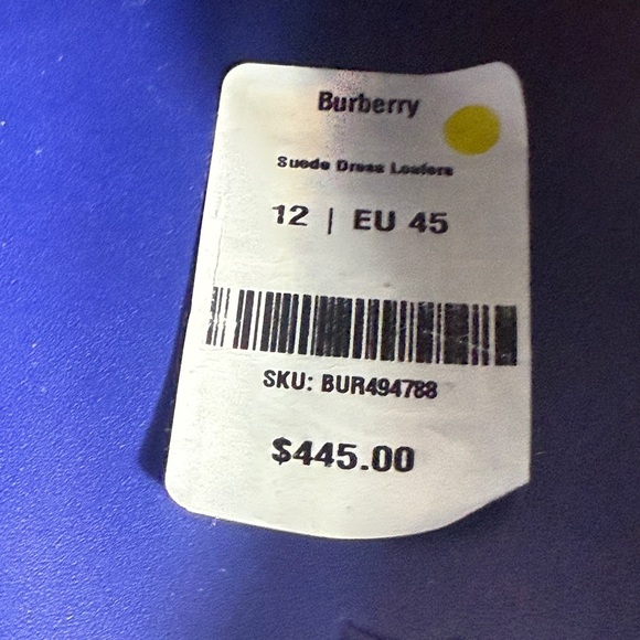 Burberry Tan Loafers with Zipper Accent - Picture 7 of 15